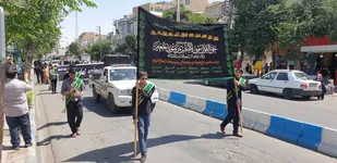 شهرستان پاکدشت در سوگ عزای صادق آل محمد (ص)