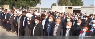 تشییع و خاکسپاری مادر شهیدان دیناروند در شوش