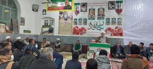 برگزاری یادواره سومین سالگرد شهادت سردار سلیمانی در روستاهای آبادان