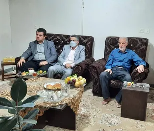 دیدار فرماندار پیشوا با خانواده&zwnj;های ایثارگر سادات همزمان با عید غدیر خم
