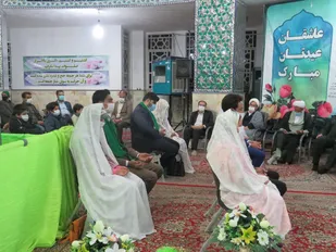 برگزاری جشن ازدواج آسان در دهستان نصرآباد