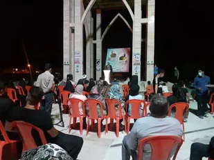 برگزاری جشن میلاد امام رضا (ع) و جشن انتخابات در ایوان