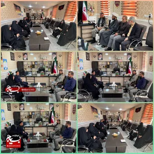 دیدار مسئولان و رؤسای ادارات شهرستان با فرمانده سپاه ناحیه ایذه