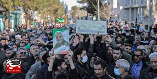 پیکر سه شهید گمنام در خوزستان به خاک سپرده شد