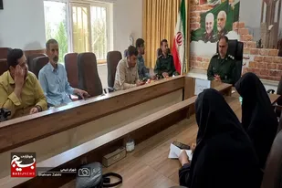 نشست خبری فرمانده سپاه ناحیه ملایر با خبرنگاران