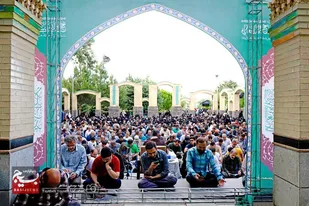 مراسم دعای پرفیض عرفه در همدان