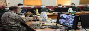 تودیع و معارفه جانشین فرمانده سپاه سلمان استان سیستان و بلوچستان