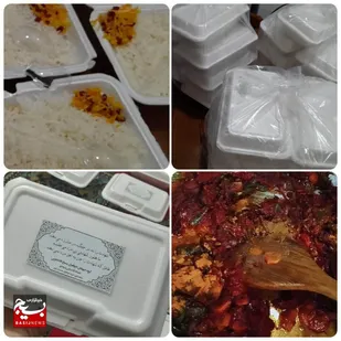 پخت و توزیع غذا برای حافظان امنیت مقرهای ایست و بازرسی