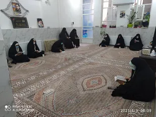 مراسم دعای ندبه ویزه سالگرد شهادت شهیده بنت الهدی و برادر شهیدش