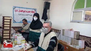 برگزاری اردوی جهادی پزشکی در پایگاه حضرت ابوالفضل(ع) سپاه تبریز