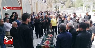 تشییع پیکر خبرنگار پیشکسوت کاشمری در روز خبرنگار
