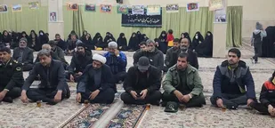 برگزاری مراسم وفات حضرت زینب (س) در خوسف