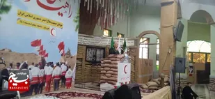 آیین افتتاح اردوهای کشوری راهیان&zwnj;نور جوانان جمعیت هلال احمر در یادمان شلمچه