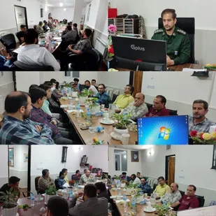 نشست هم اندیشی شورای حوزه و فرماندهان پایگاه های حوزه مقاومت بسیج شهدای ۱۵ خرداد پیشوا