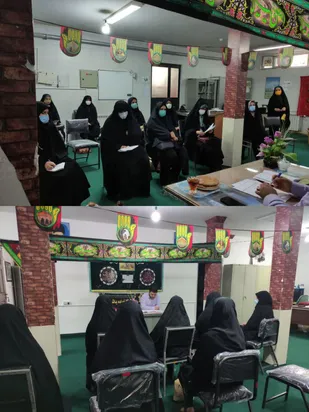 برگزاری جلسه توجیهی قرارگاه فضای مجازی حوزه بسیج خواهران ریحانه الرسول (س) شاهرود