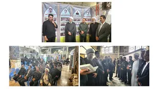 افتتاح نمایشگاه پایگاه های اسوه در شهرستان بن