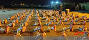توزیع 500 بسته معیشتی به همت سپاه شهرستان فاریاب