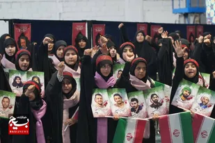 برگزاری مراسم اربعین شهدای جنایت اخیر رژیم صهیونیستی در استان البرز