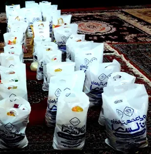 تهیه و توزیع ۱۶۰ بسته معیشتی و گوشت در روستای ابرسج شاهرود