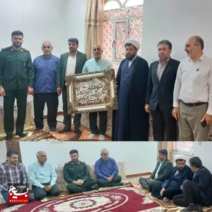 دیدار از جانباز و رزمنده ۸ سال دفاع مقدس در ترکالکی گتوند