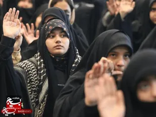 بدرقه ۷۰۰ دانش آموز مشهدی برای سفر به کربلای ایران
