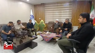 دیدار مسئول نمایندگی ولی فقیه در سپاه امام حسن مجتبی (ع)، با سرپرست روابط عمومی سپاه استان البرز