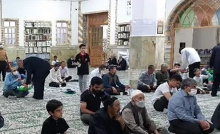اولین شب از مراسم سوگواری شهادت امام صادق(ع) در حرم جعفربن موسی(ع) پیشوا