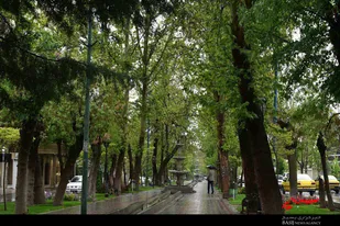 هوای بارانی ملایر در اردیبهشت ماه