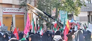 جان&zwnj;فدایان شاهرودی در میدان اقتدار حاضر شدند+تصاویر