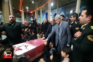 مراسم وداع با پیکر مطهر سردار شهید &laquo;محمود خداداد&raquo; در ملایر