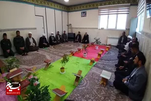 برگزاری محفل اُنس با قرآن و مجمع مربیان حوزه مقاومت امام حسن (ع) دمق+تصاویر