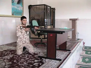 رگزاری کارگاه اسلحه شناسی سربازان در سپاه ناحیه زاوه