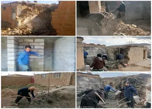 ساخت سرویس بهداشتی و حمام برای محرومین توسط گروه جهادی شهید محبت اله شفیعی