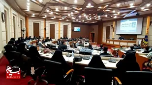 نشست تشکیلاتی مجمع فرماندهان بسیج در شهرستان قدس