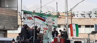 مراسم تشییع پیکر پاک مدافع امنیت شهید مختار مومنی در شهرستان خمینی شهر