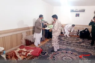 دیدار و سرکشی از خانواده معظم شهدا در هفته بسیج صورت گرفت