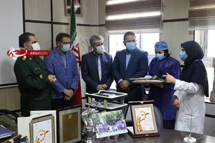 تجلیل از کادر درمان بیمارستا&zwnj;ن&zwnj;های درگیر با کرونا در روز روابط عمومی