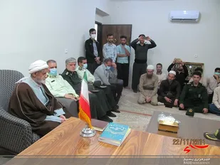 دیدار با امام جمعه شهرستان جوانرود در هفته عقیدتی سیاسی