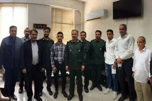 بدرقه و تجلیل فرمانده سپاه قم از فرنگی&zwnj;کاران اعزامی به جام شاهد