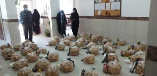مرحله دوم کمک های مومنانه در حوزه زینبیه ناحیه مرکزی یزد