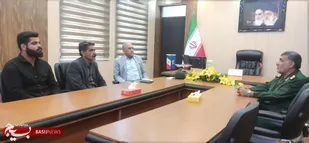 دیدار پدر شهید راستگو با سردار حکمتیان + ( تصاویر)