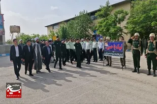 برگزاری مراسم صبحگاه مشترک در سپاه ناحیه رزن