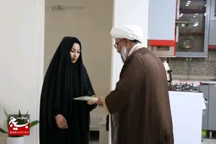 دیدار امام جمعه و بسیجیان ماهدشت، با خانواده شهیدان بیات و معصومی+تصاویر