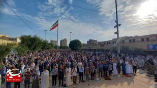 شکوه وعظمت نماز عیدسعید فطر در خرمشهر