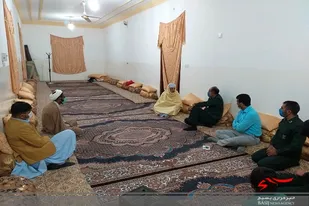 دیدار فرمانده سپاه زهک با امام جمعه اهل سنت شهرک کهک