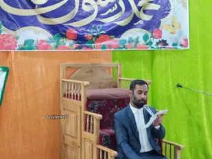 برگزاری مراسم عید مبعث در امامزاده حیدر (ع) کلاک+تصاویر