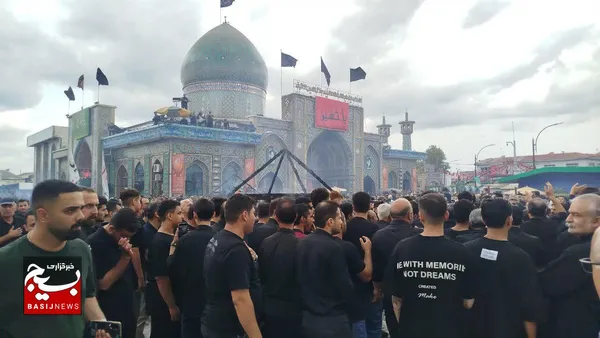 آیین آتش زدن خیام در ظهر عاشورا
