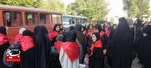 حضور گروه جهادی دختران حرکت با برکت، اشکفتک، در چمن چنگ
