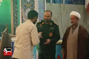 تجلیل از مربیان نمونه عقیدتی در تیپ انصارالحسین(ع) همدان