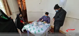 حضور پزشکان جهادی در منطقه پنج امامزاده